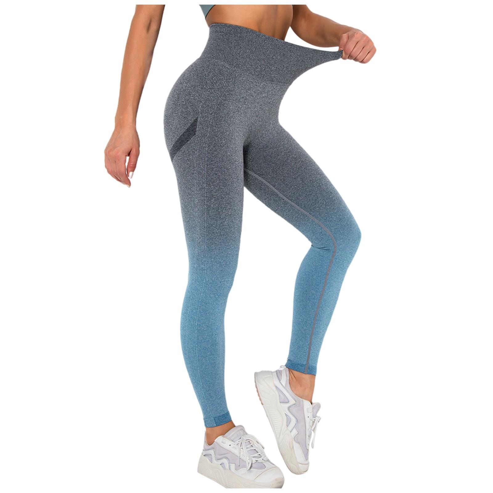 Women s Fashion Hip Lifting Exercise Fitness Running High Waist Yoga Pants M