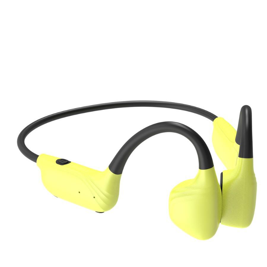 True Wireless Bone Conduction Sports Headphones: Waterproof, Open-Ear, Comfortable for Running, Cycling, and In-Ear Use.