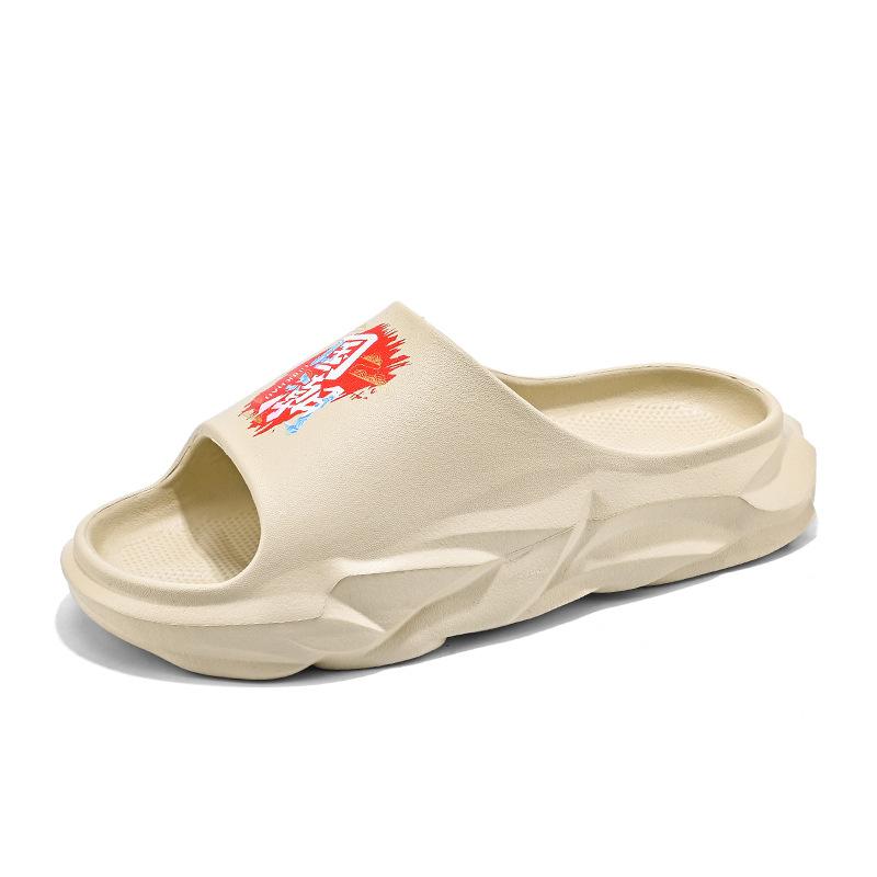 

Slippers couple wear-resistant men s sandals step on shit 2025 new outer sandals summer home non-slip and deodorant 45