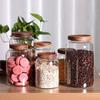 High Borosilicate Glass Sealed Jar Large Capacity Home Tea Coffee Storage Container Kitchen Organizing Jar