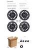 Refresh 3 Symmetrical Wheel Covers Cyclone Turbine Hubcaps for Model 3 - Car Accessories & Protection Ring