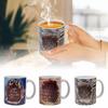 Library 3d Bookshelf Pattern Mug Old Book Water Cup Drinking Ceramic Cups Gift
