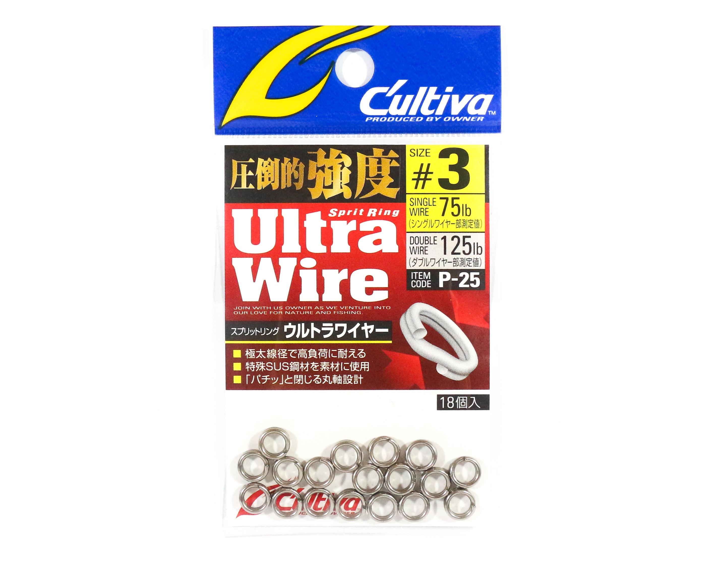 

Разъемные кольца Owner P-25 Ultra Wire, размер 3 (5107)