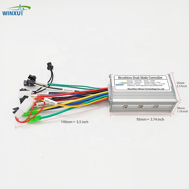 36V 48V 60V 250W 13A E-Bike Bürstenloser Motor Universeller Antriebsregler S810 LED-Display Bedienfeld für Rollerzubehör