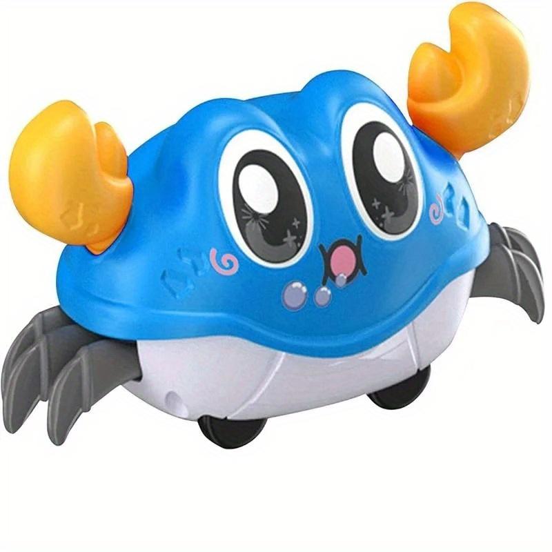 Interactive Sensory Toys for Babies Featuring a Crawling Crab, Perfect for Tummy Time And Promoting Infant Learning And Toddler Development,