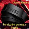 Paul Men's Genuine Leather Automatic Buckle Belt - Versatile Fashion for Business