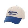 American Retro Trend with Curved Brim Dome Letter Baseball Cap for Men and Women Showing White Face Small Sun Protection Baseball Cap Cotton
