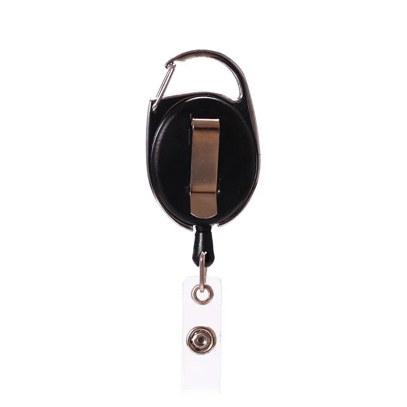 Transparent Card Holder Nurse Retractable Badge Reel Clip Business Card Holde Work Lanyard ID Name Card Cover Case Accessories