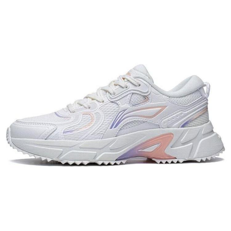(WMNS) Li-Ning Shiguang White Pink Purple Women s ARXT008-1 EU 36⅓