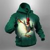Men's Graphic Rooster Hoodie Hoodies Sweatshirt Fashion Daily Basic Casual Long Sleeve Hooded