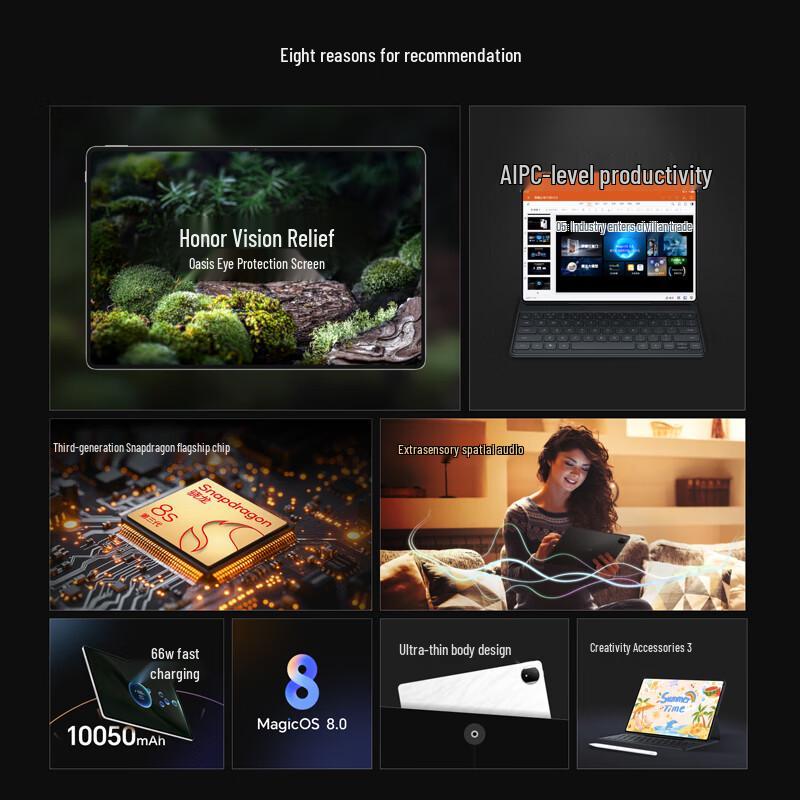 

HONOR MagicPad 2 12.3-inch OLED Tablet (CN version) 12GB+256GB