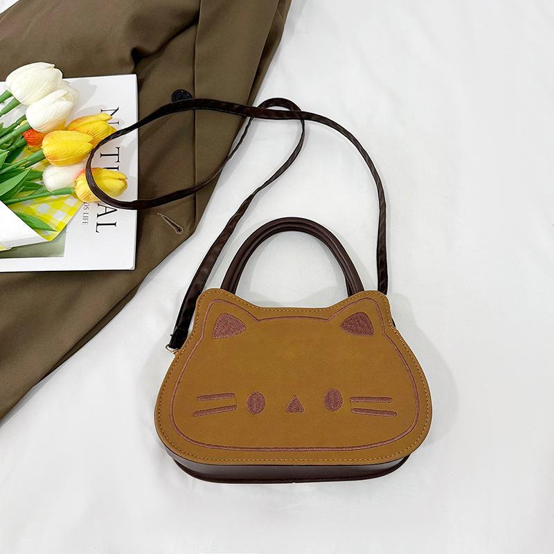 Shoulder Bag Premium Cartoon Cute Cat Spring New Fashionable Sweet Boys Grils Children All-matching Simple Casual