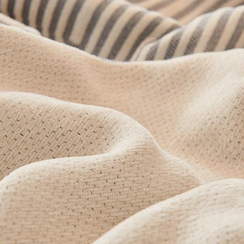 Chenille Sofa Cover Cloth Towel Throw Blankets Outdoor Camping Picnic Large Blanket Leisure Relax Beach Towel Tassels Travel Rug