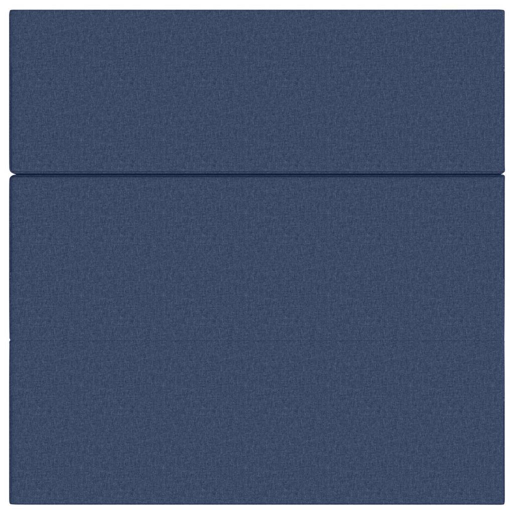 Folding Sofa Bed 180 x 67 x 45 cm Blue