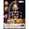 Newborn Baby Crib Mobile: Rotating Musical Rattle & Soothing Pendant