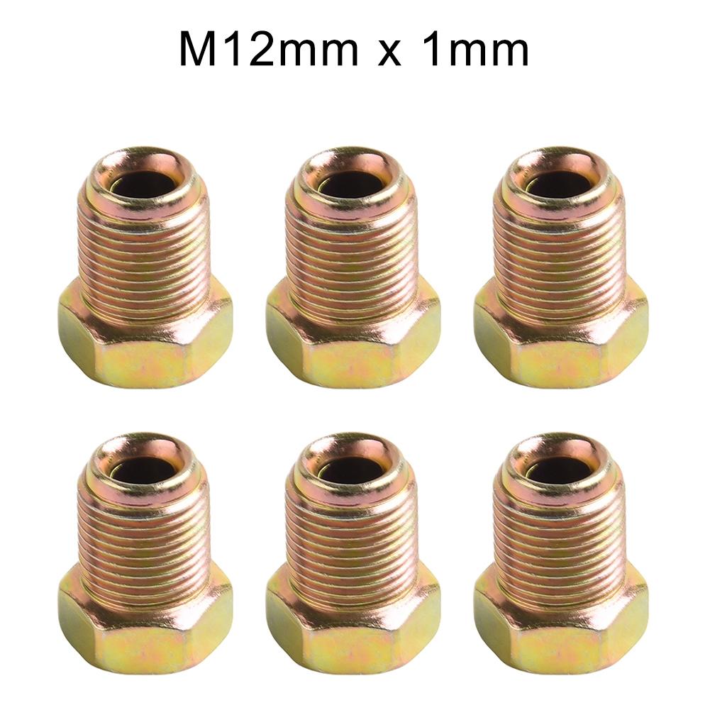 Metric Nuts 3/16\" Pipe 6pcs Accessories Brake Pipe