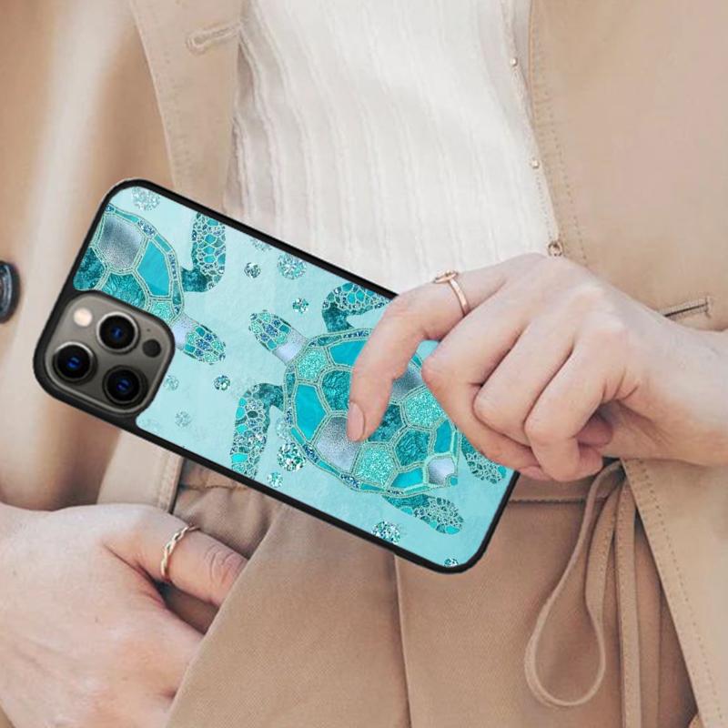 

Sea Turtle Swimming Magnetic Phone Case For APPLE iPhone 17 Air 16 14 13 12 Pro Max 15 Plus Wireless Charge With MagSafe Cover iPhone 13mini