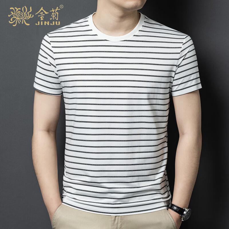 Jinjuan Men s Summer Casual Short Sleeve T-Shirt L