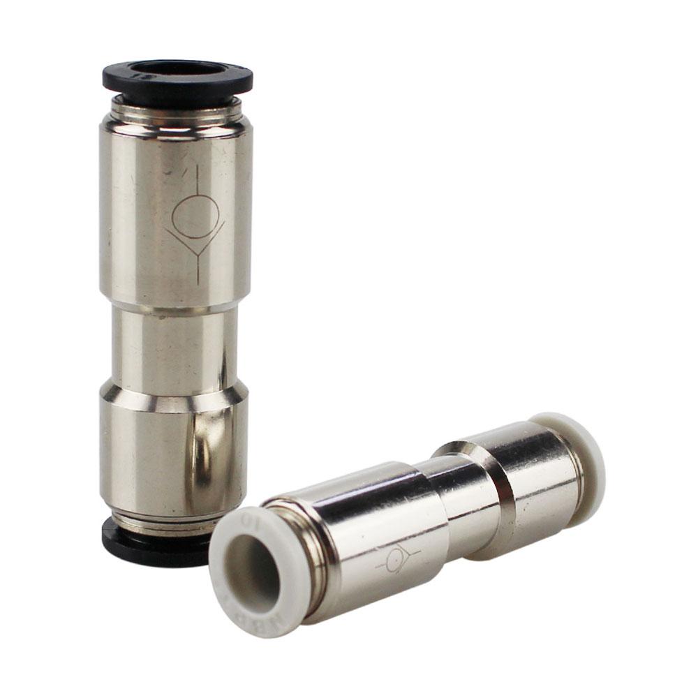 4 6 8 10 12mm Tube Straight One Way Check Valve Non-Return Plastic Pneumatic Air Pipe Fitting Push In Connector