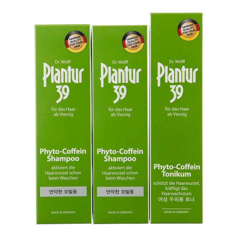 Plantur39 Phyto-Caffeine Shampoo 250ml X 2 + Tonic