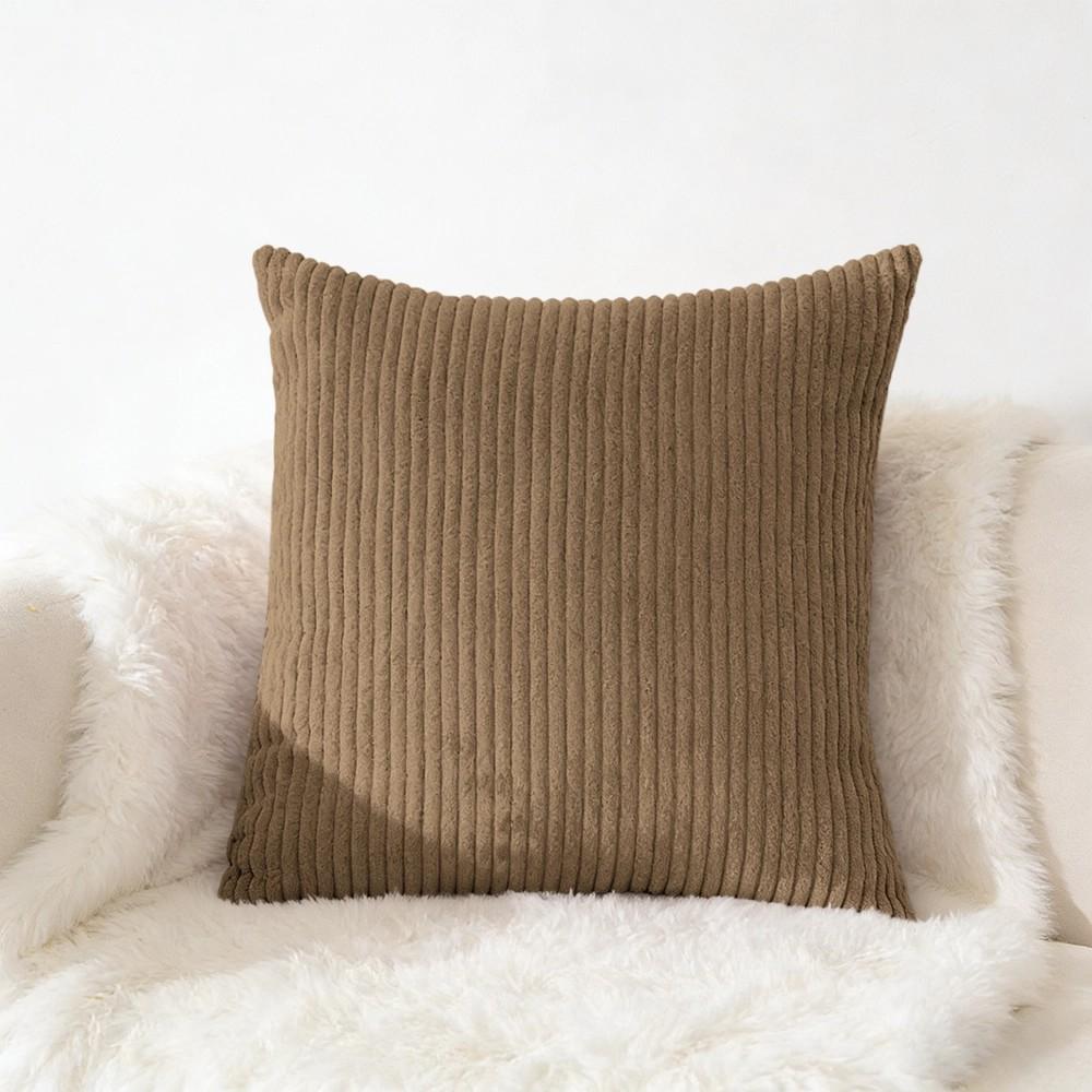 70x70 65x65Large Size Corduroy Pillow Cover Soft Plush Flannel Cushion Cover Fluffy Couch Pillow Case for Sofa Living Room Decor