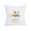 New Summer Hot Stamping Pillowcase Soft and Comfortable Sofa Decoration Home Fashion Pillowcase