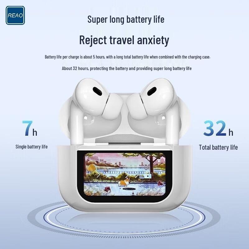 REAO Y6 Smart Touch ANC Kabellose Bluetooth-Ohrhörer