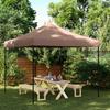 Vidaxl Foldable Pop-Up Party Tent, Brown, 292X292X315 Cm