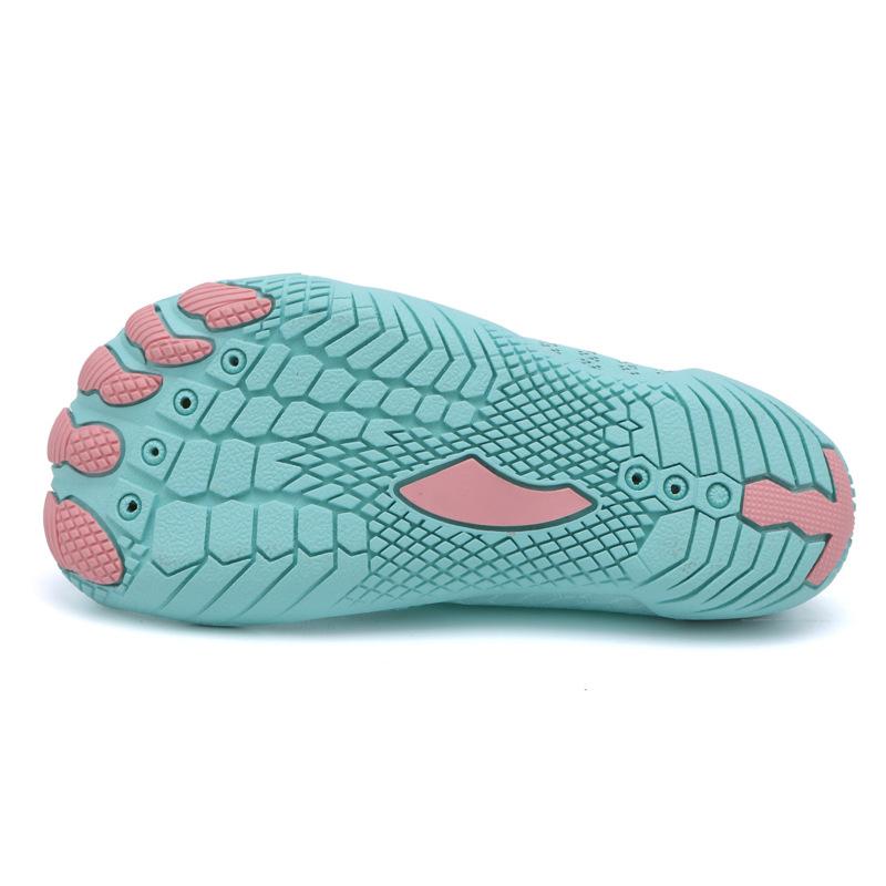 Kids Boys and Girls Hollow Water Shoes Barefoot Quick Dry Non-slip Breathable Comfort Aqua Socks Outdoor Indoor Water Shoes for Beach Swimming Pool