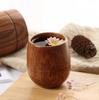 Nordic Big Belly Cup Wooden Cup Creative Wood Cup Solid Wood Anti Scalding Tea Cup  Wine