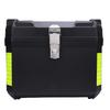 60L Universal Motorcycle Rear Case Water Proof ABS Motorcycle Rear Top Box Anti Impact PU Leather