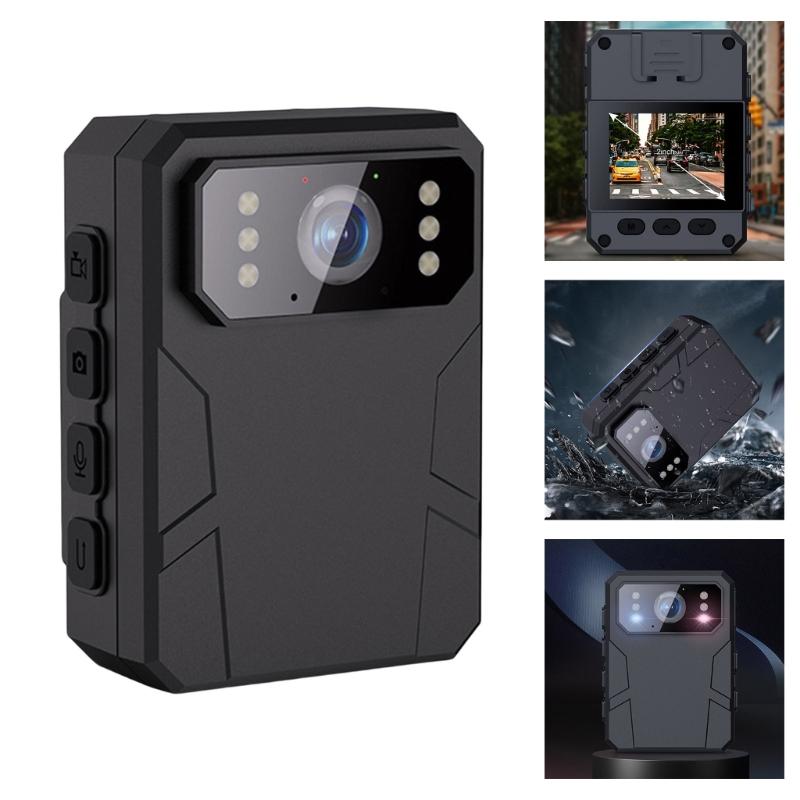 4K Mini Camera Body Worn Camera With 2inch IPS Screen Wearable Portable Body Camera Polices Recorder Thumb Action Camera