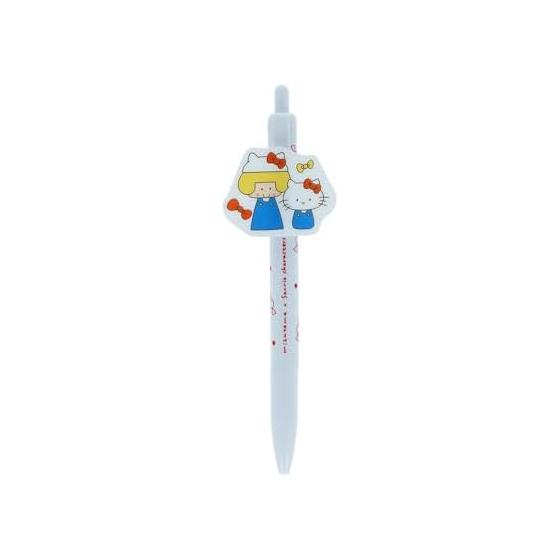 Sun-Star Stationery mizutama Sanrio Characters Ballpoint Pen with Plate, Hello Kitty