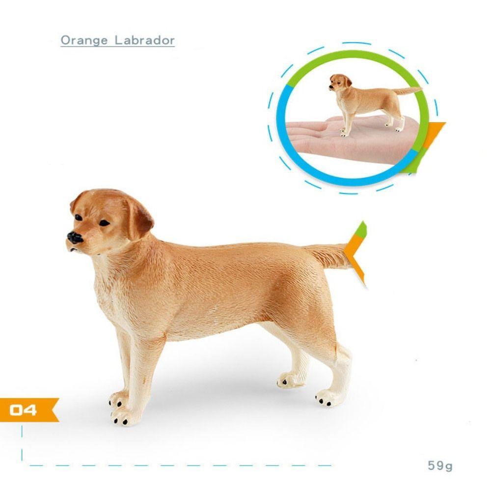 Labrador Rottweiler Puppy Dog Figurine Shepherd Dog Simulation Dog Statue  Kids Toy
