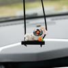 Gilrls Car Pendant Cute Astronaut Swing Auto Rearview Mirror Hanging Ornaments Interior Decoraction Spaceman Hanging Decoration