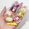 1 Kolekcja Akcesoria dla Lalek Zabawki Najnowsze Miniaturowe Jedzenie do Domku dla Lalek 1/6 Warzywa Owocowe Supermarket Z Wyraźnym Bo