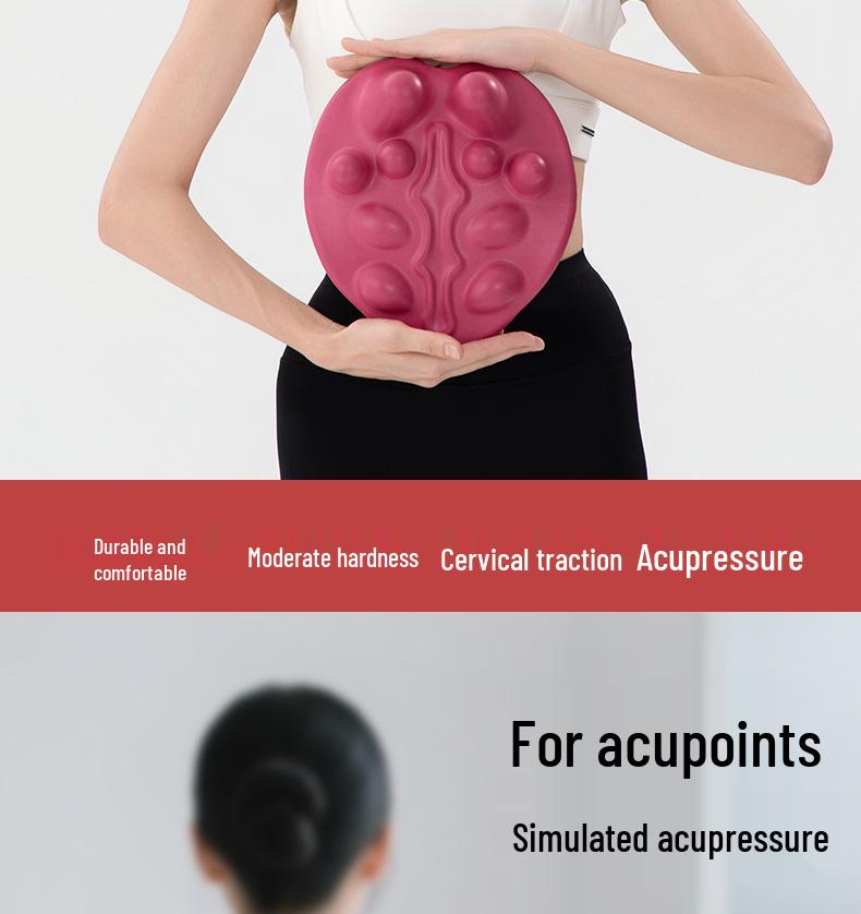 EVA Acupressure Massage Pillow & Mat for Cervical Spine, Shoulder Blade, and Neck Relief