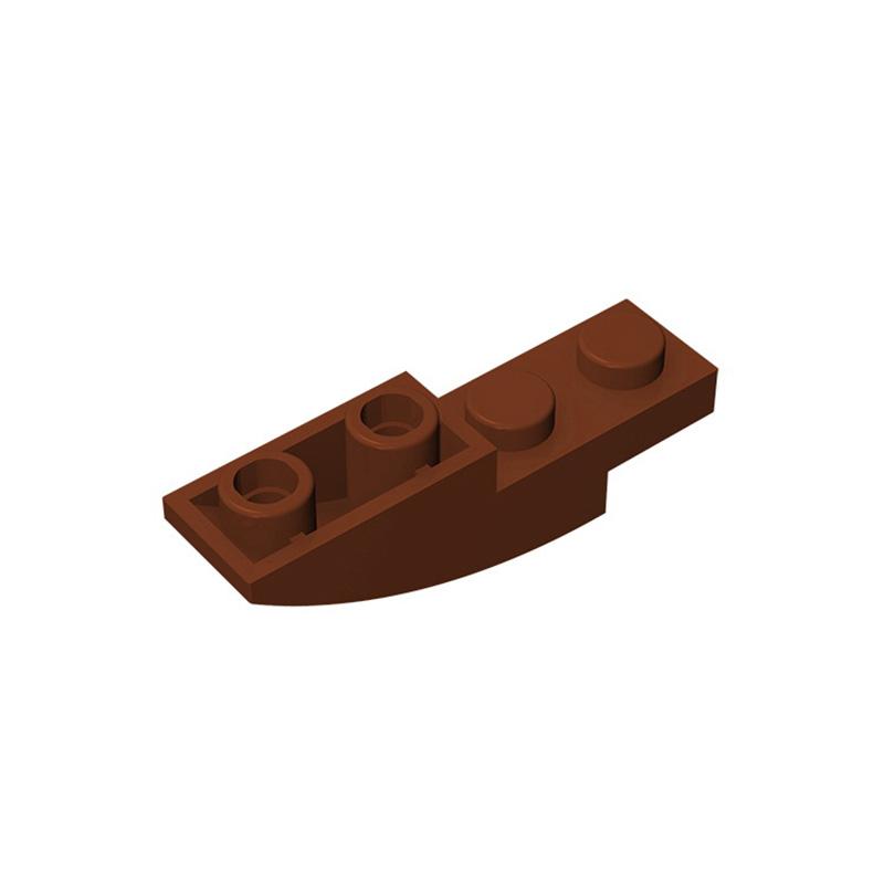 Non-Toxic Moc 10Pcs 13547 Curved 4X1 Inverted Building Blocks Kit Reverse Slope Surface Brick Particle Educational Diy Toys Birthday Gifts