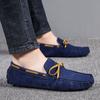 Damen Komfort Flats Casual Slip on Herren Mokassins Loafer Fahrschuhe Unisex Übergröße Wildlederschuhe Grün