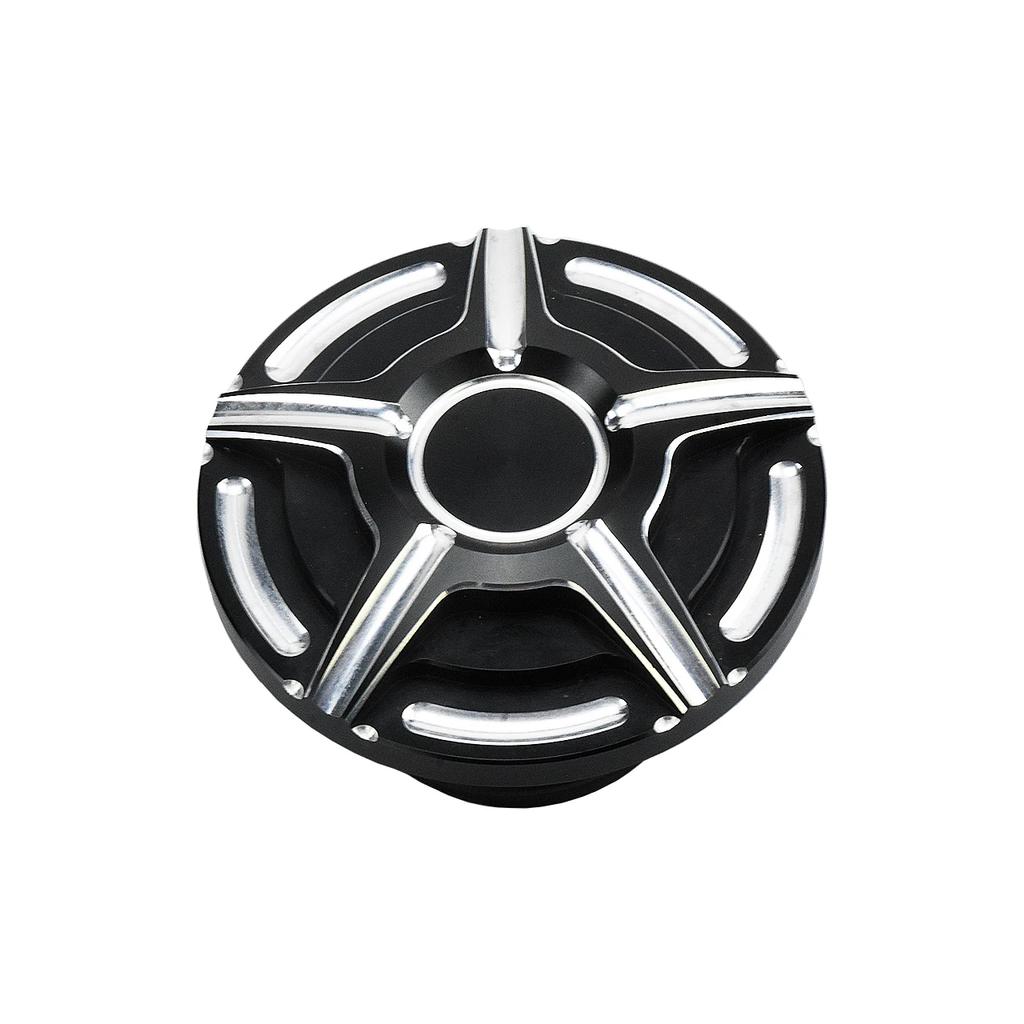 Motorcycle Vented Gas Cap Fuel Tank Right-hand Thread Crown Style Oil Cap Fuel Gas Tank For Harley Sportster Dyna Touring Softai