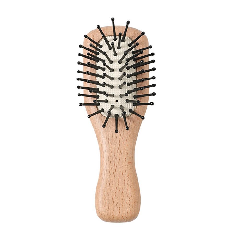 Mini Massage Comb Wooden Hair Combs New Air Cushion Comb  for Scalp Meridian Massage