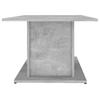 Coffee Table Concrete Grey 102 x 55.5 x 40 cm Wood Based Material