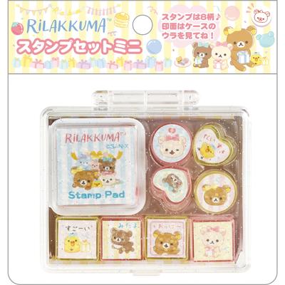 Rilakkuma Stamp Set Mini FT75001 H55 X W70 X D30mm San-X