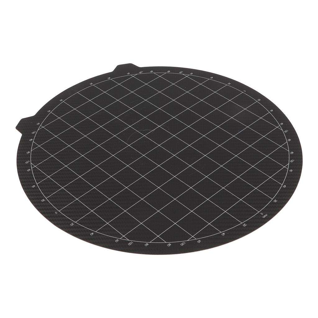 PEI Steel Plate 265x265mm Round Flexible Bending Resistance Hot Bed Steel Plate for FLSUN QQ QQS QQS Pro