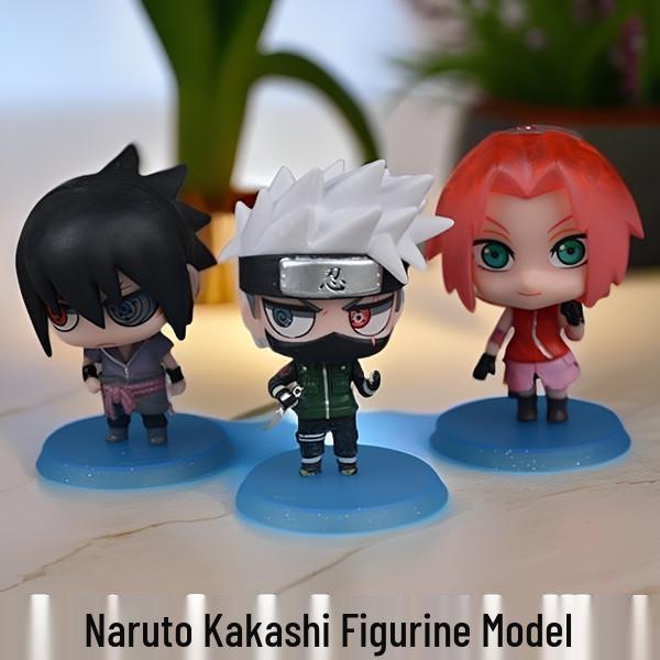 

Наруто Какаши Саске Гашапон Слепая коробка Аниме Фигурка Украшение 6CM