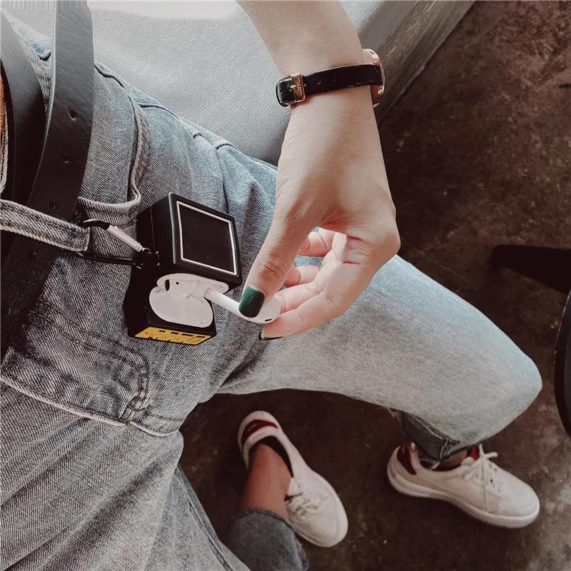 Für Airpods 4 Hülle 2024, 3D Retro Soundbox Lautsprecher Silikon Schutz Kopfhörerhülle Für Airpods Pro 2 Hülle Funda