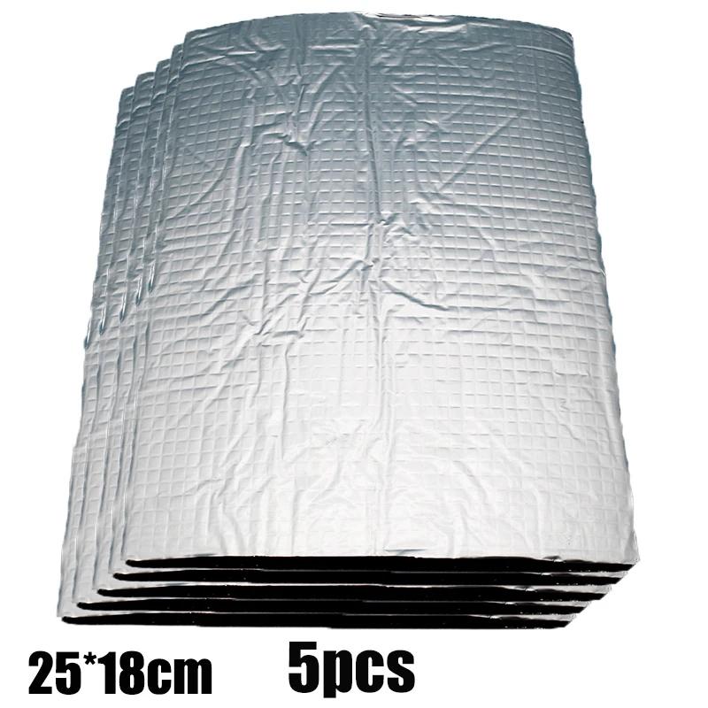 Car Sound Deadener Heat Insulation Mat Auto Sheet UV Van Sound Proofing Deadening Insulation Car Hood Insulation Silent 5mm