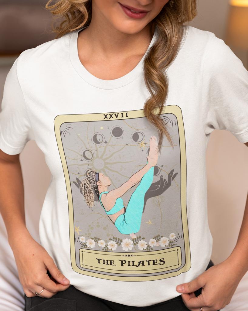 Pilates Tarot Card Shirt, Pilates Pose T-shirt