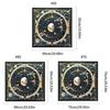Moon Planet Astrology Tablecloth Altars Cloth Square Divinations Card Table Cloth Witchcrafts Deck Cloth Enduring