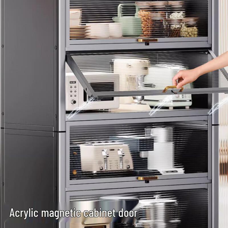 Multi-functional Carbon Steel Kitchen Storage Rack